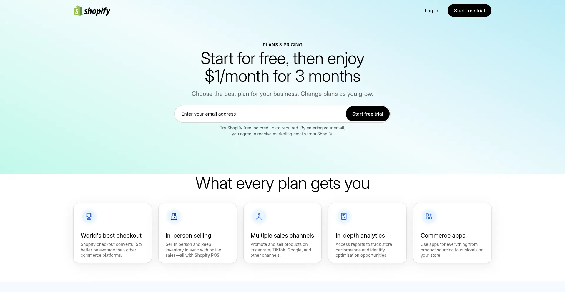 Website screenshot of Shopdatabiz.com