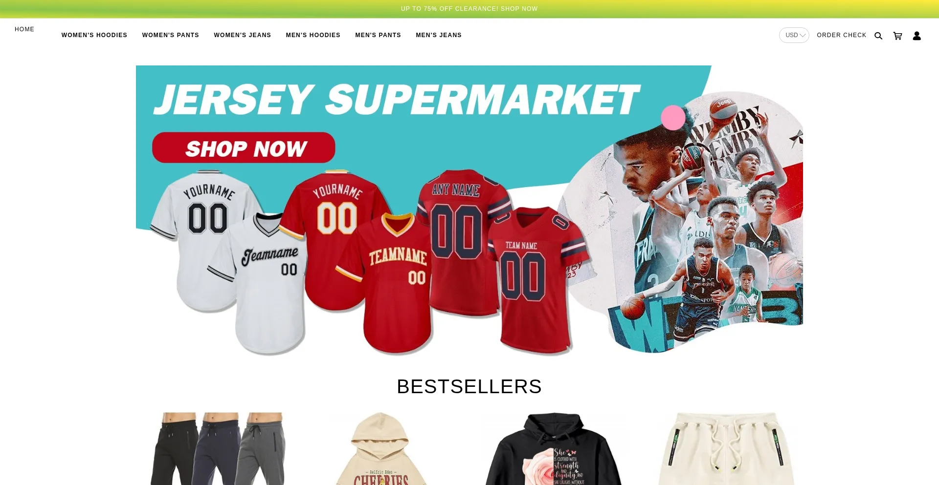 Shopforjerseys.com Screenshot