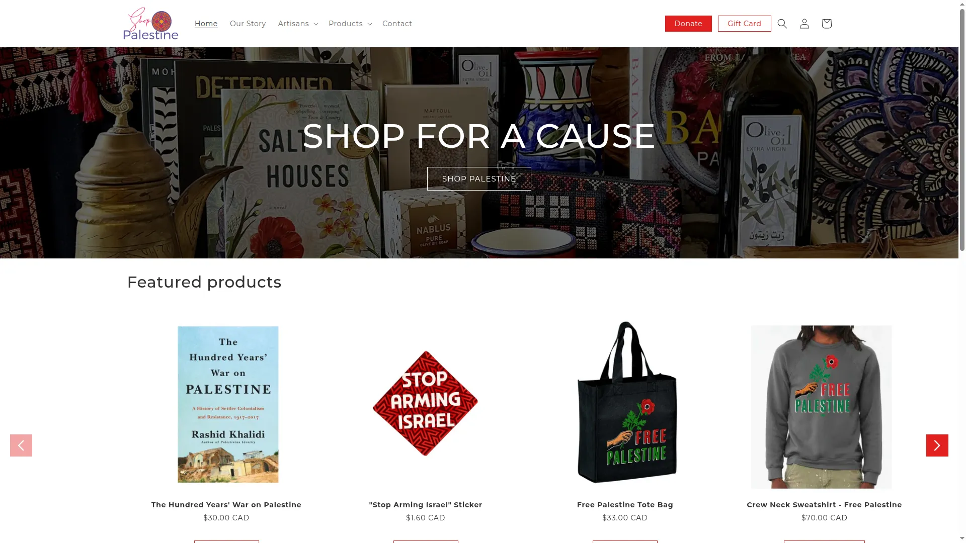 Shoppalestine.org