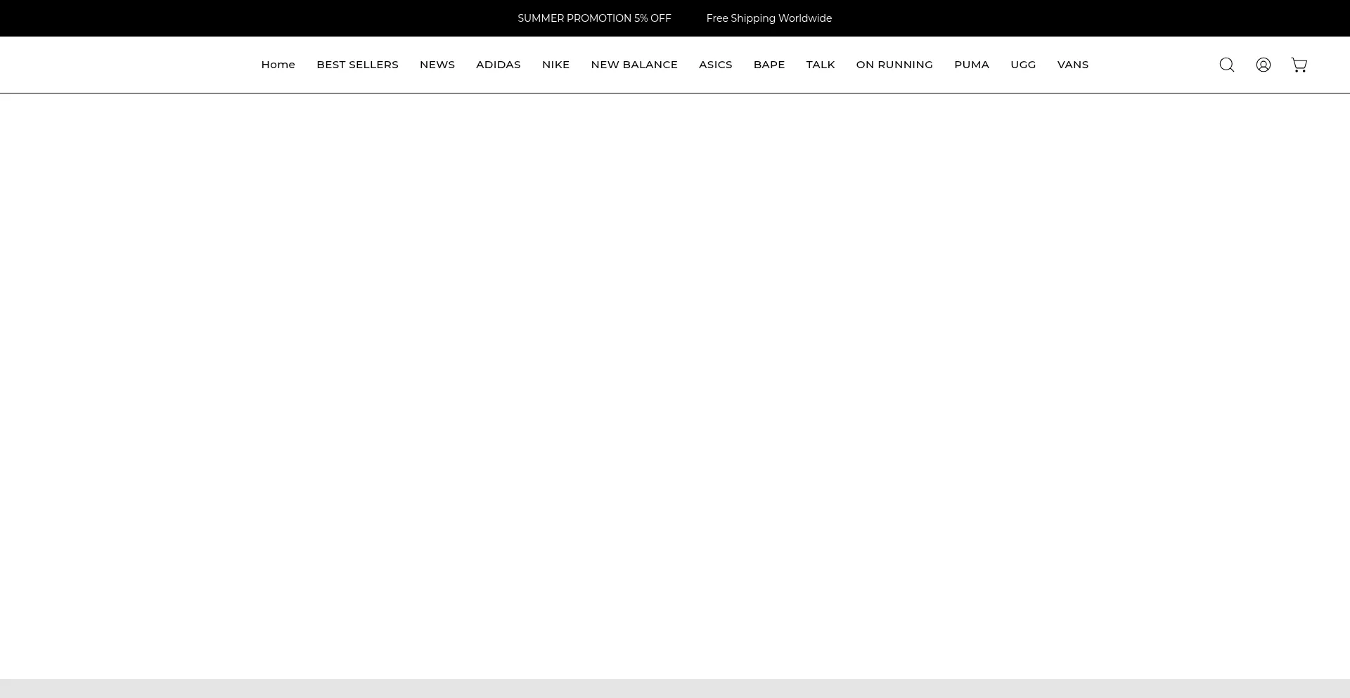 Website screenshot of Shopqyxclub.com