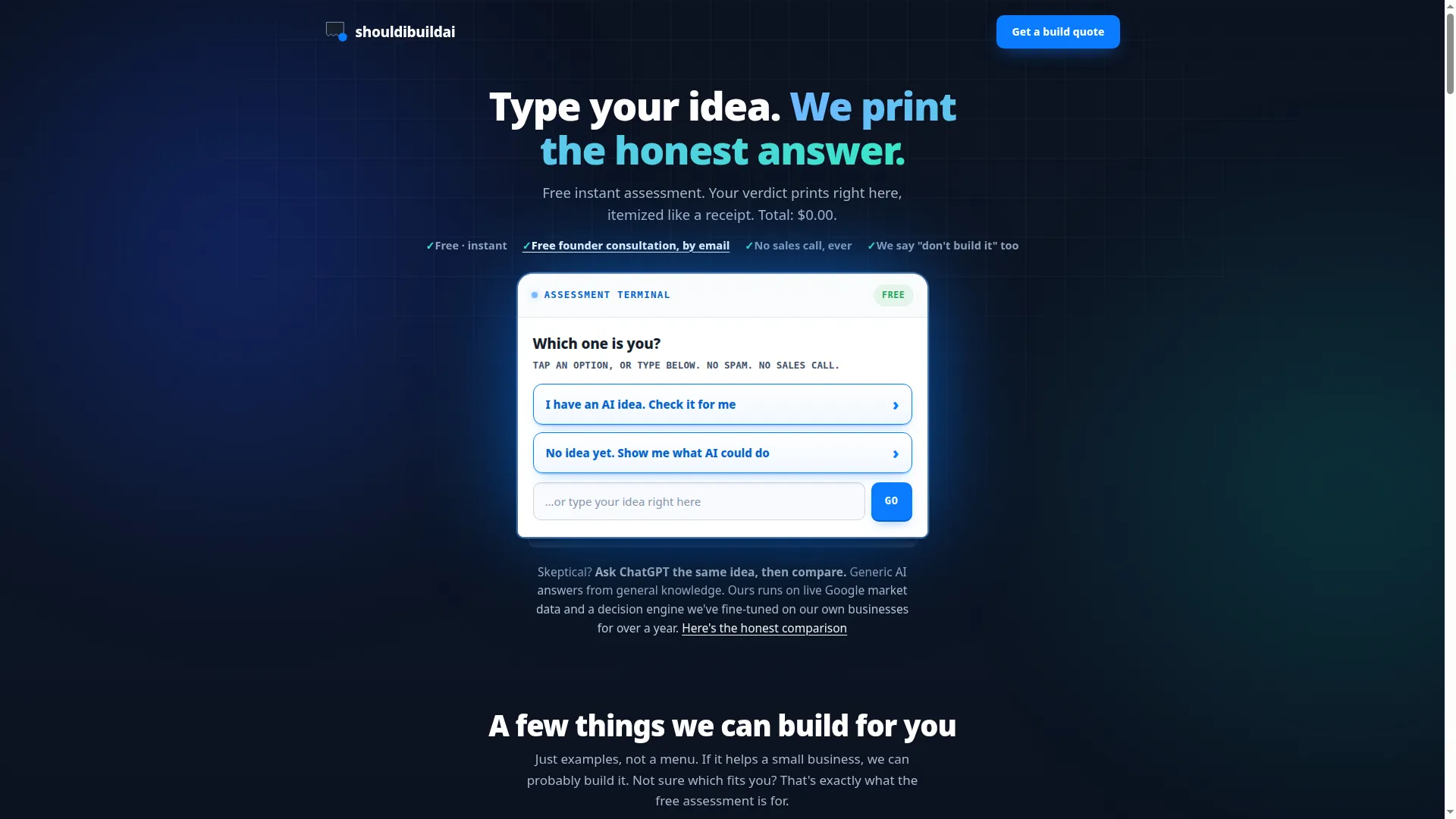 Shouldibuildai.com