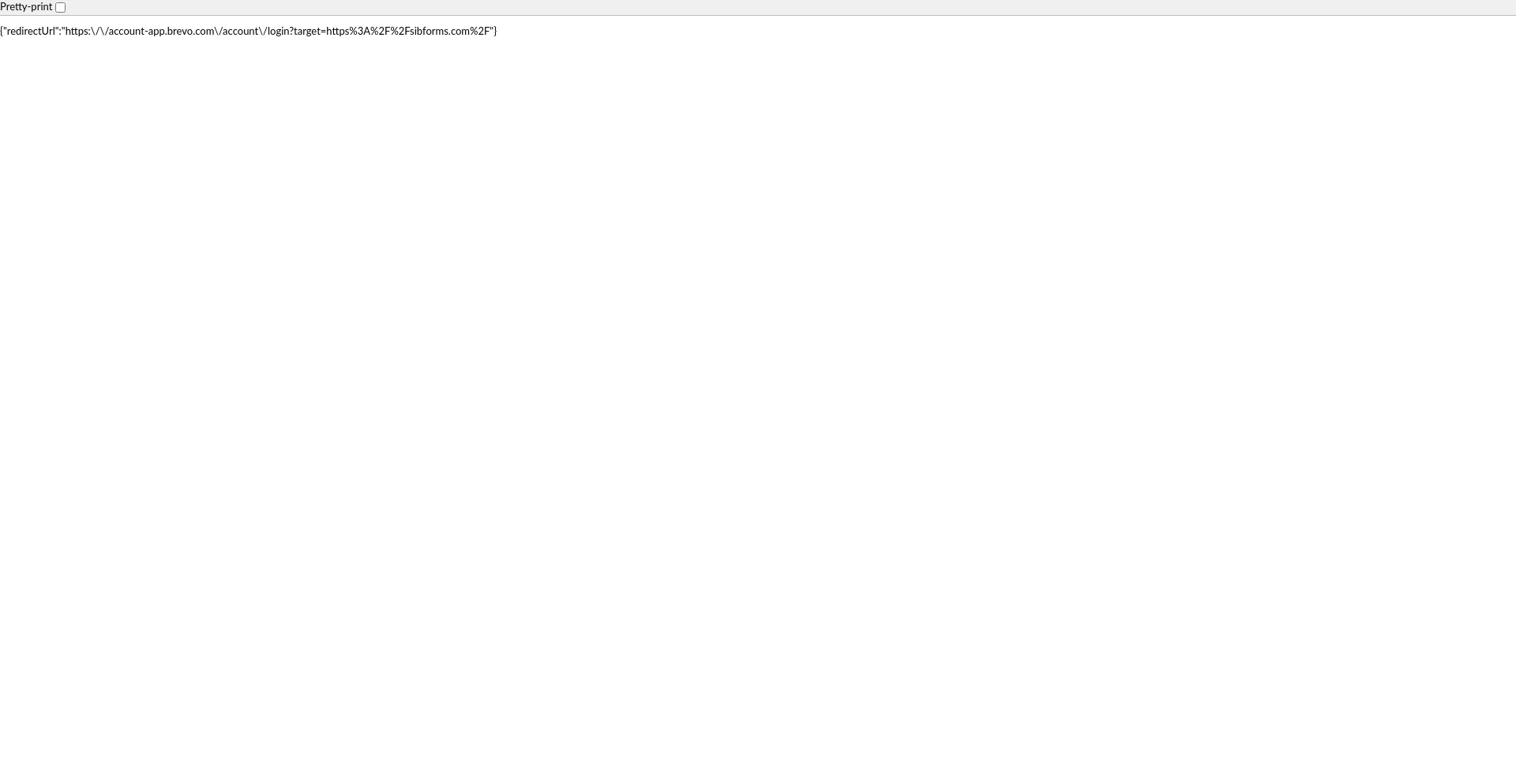 Website screenshot of Sibforms.com