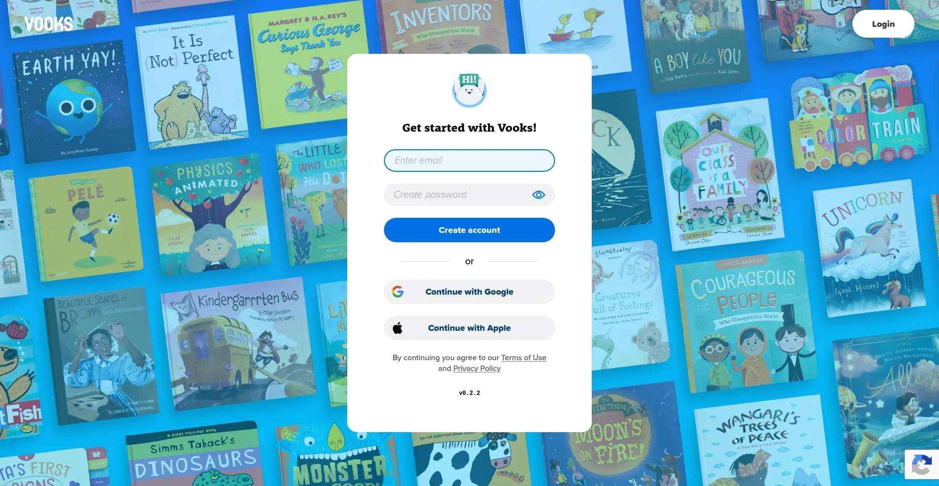 Signup.vooks.com