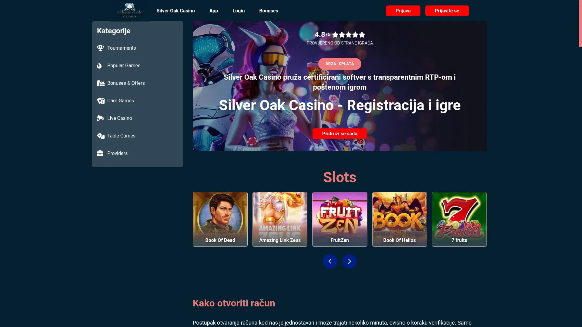 Silveroakcasinocroatia.com
