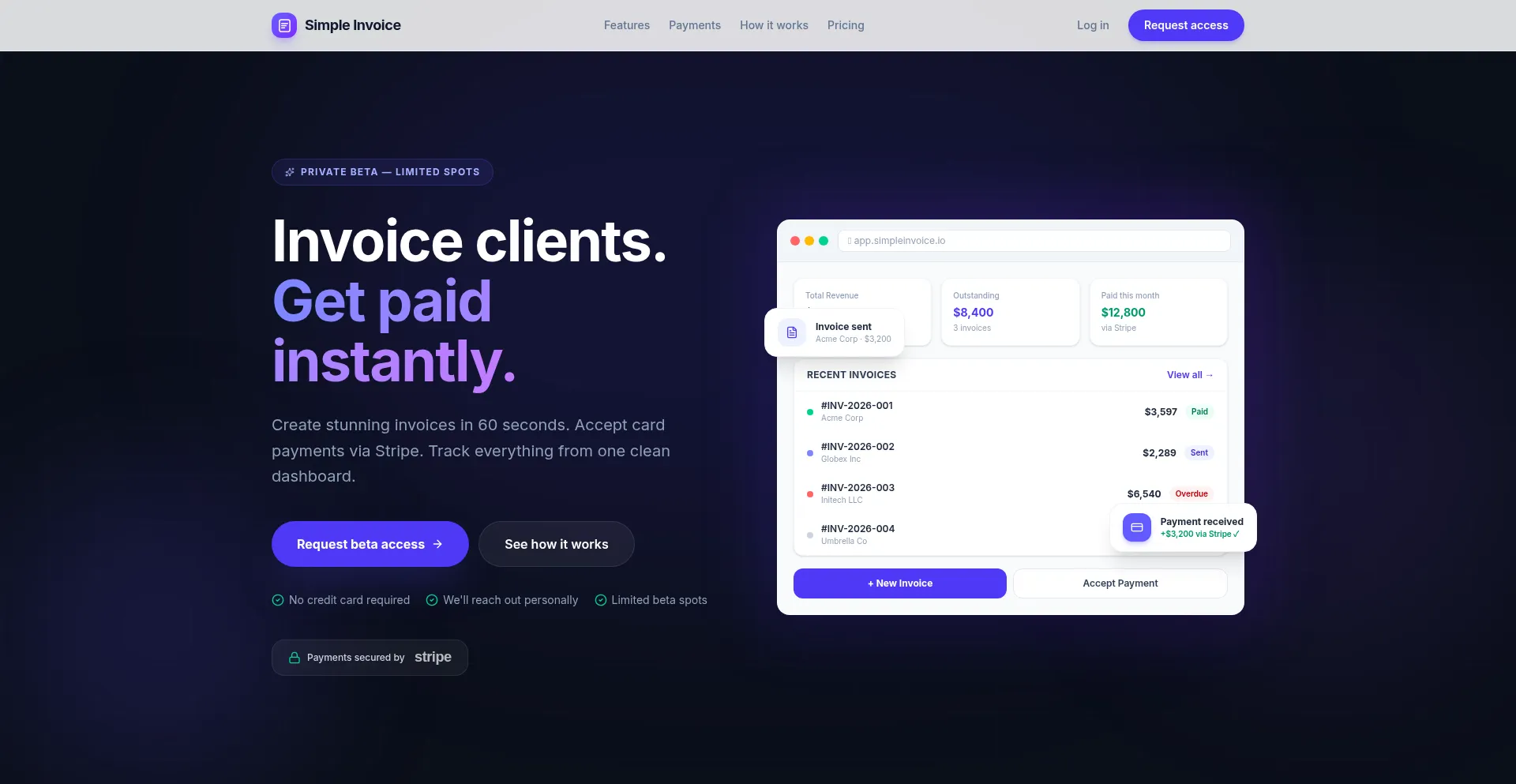 Simpleinvoice.finance