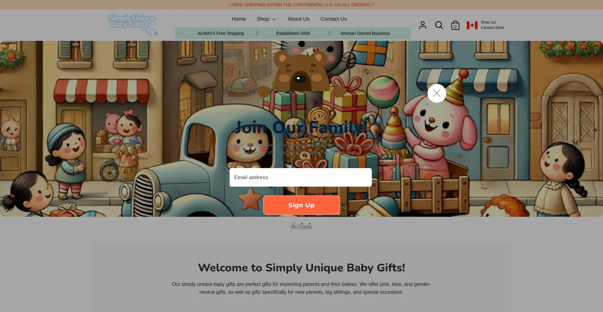 Simplyuniquebabygifts.com