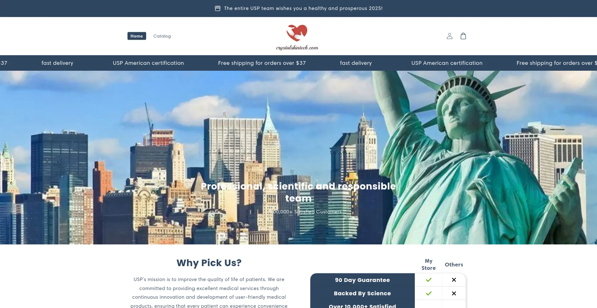 Website screenshot of Skinvoyage.shop