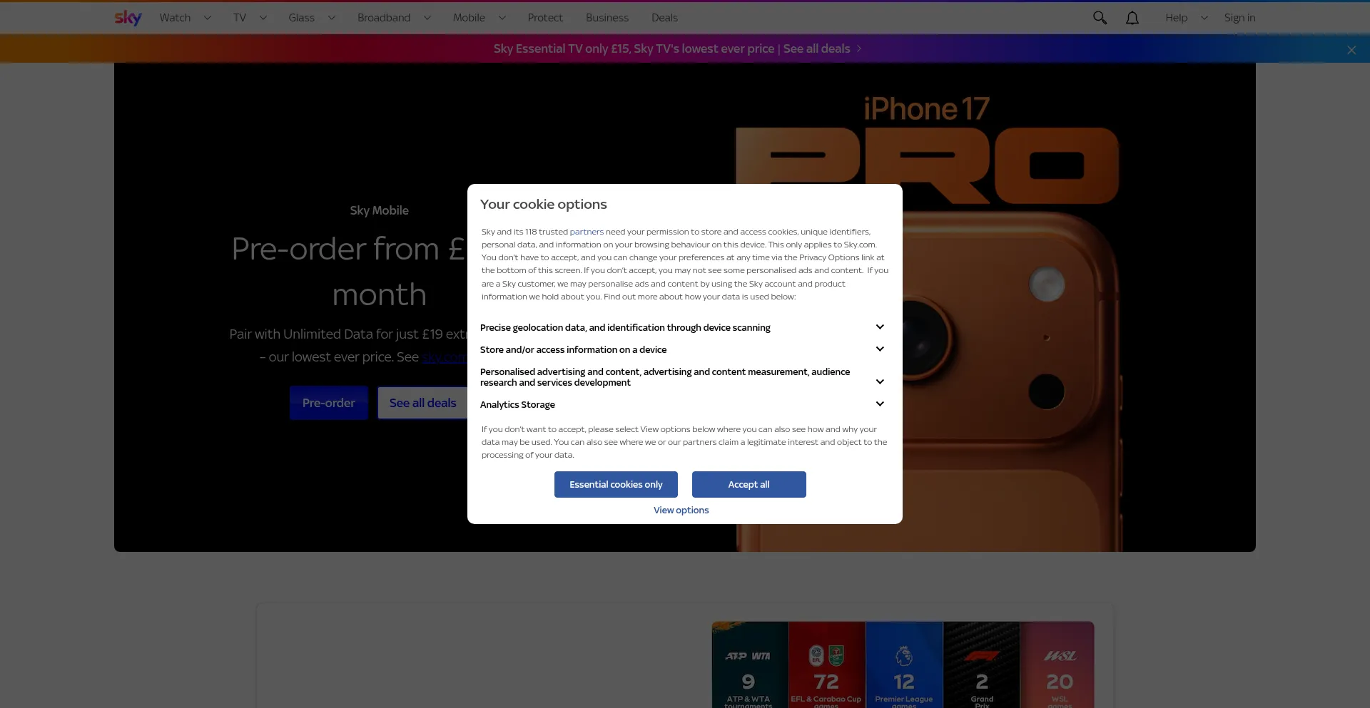 Ist Sky.com sicher und vertrauenswürdig?