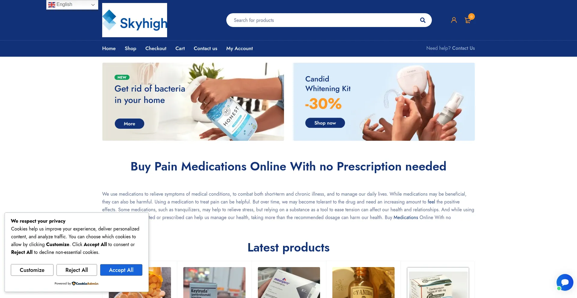 Ist Skyhighpharma.com sicher und vertrauenswürdig?