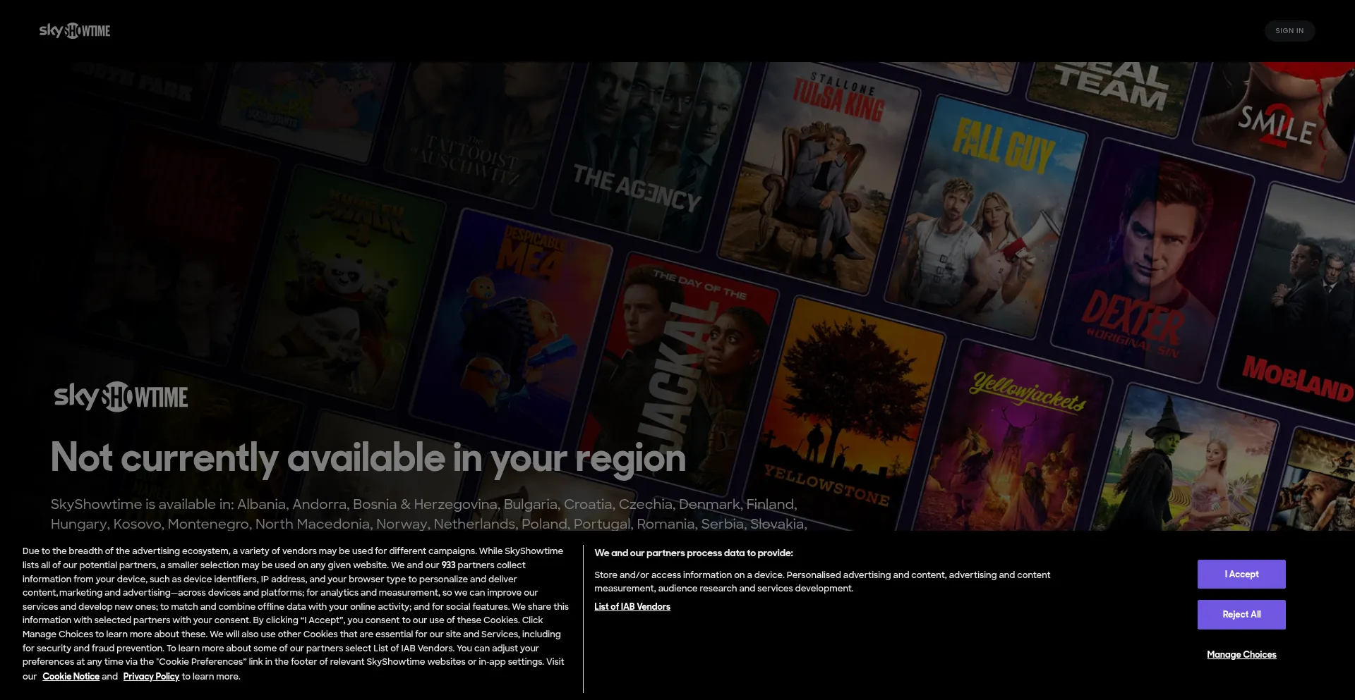 Skyshowtime.com Screenshot