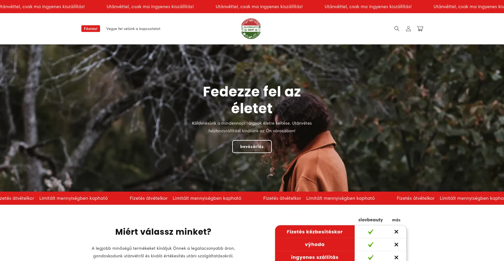 Website screenshot of Slovbeauty.shop