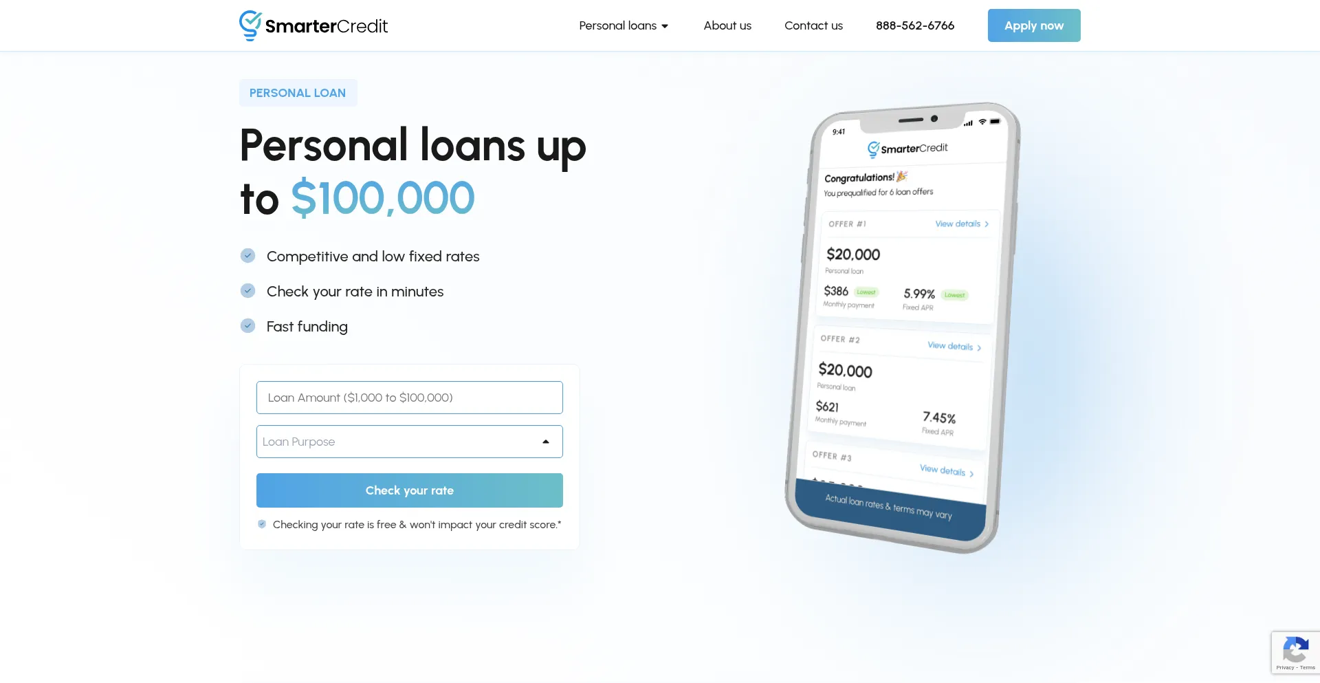 Smartercredit.com Screenshot