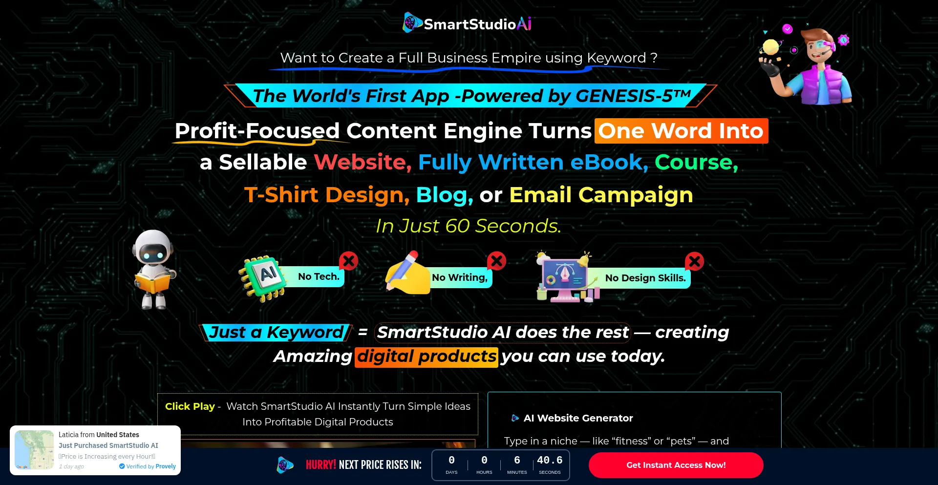Smartstudioai.live Screenshot