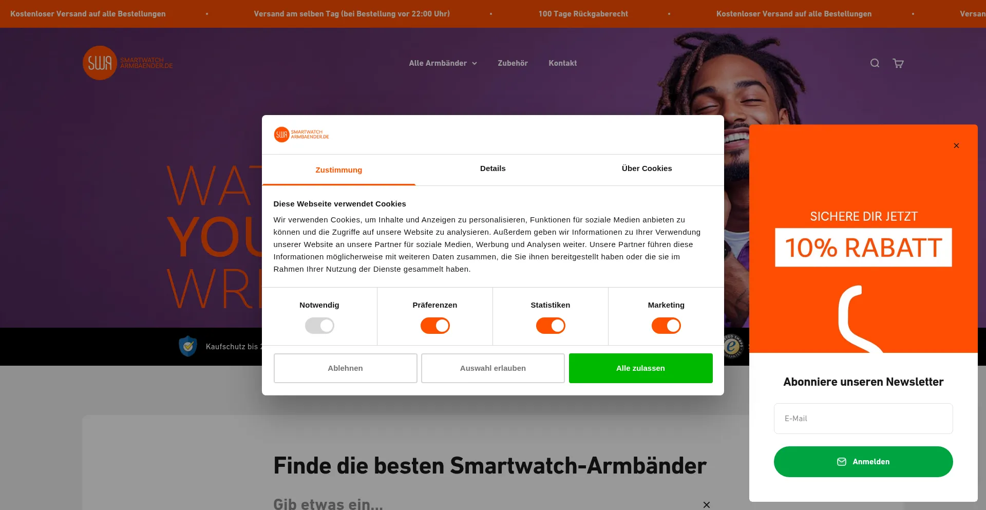 Ist Smartwatcharmbaender.de sicher und vertrauenswürdig?