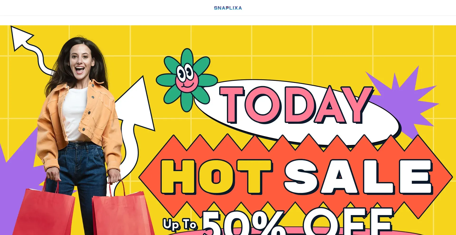 Website screenshot of Snaplixa.com