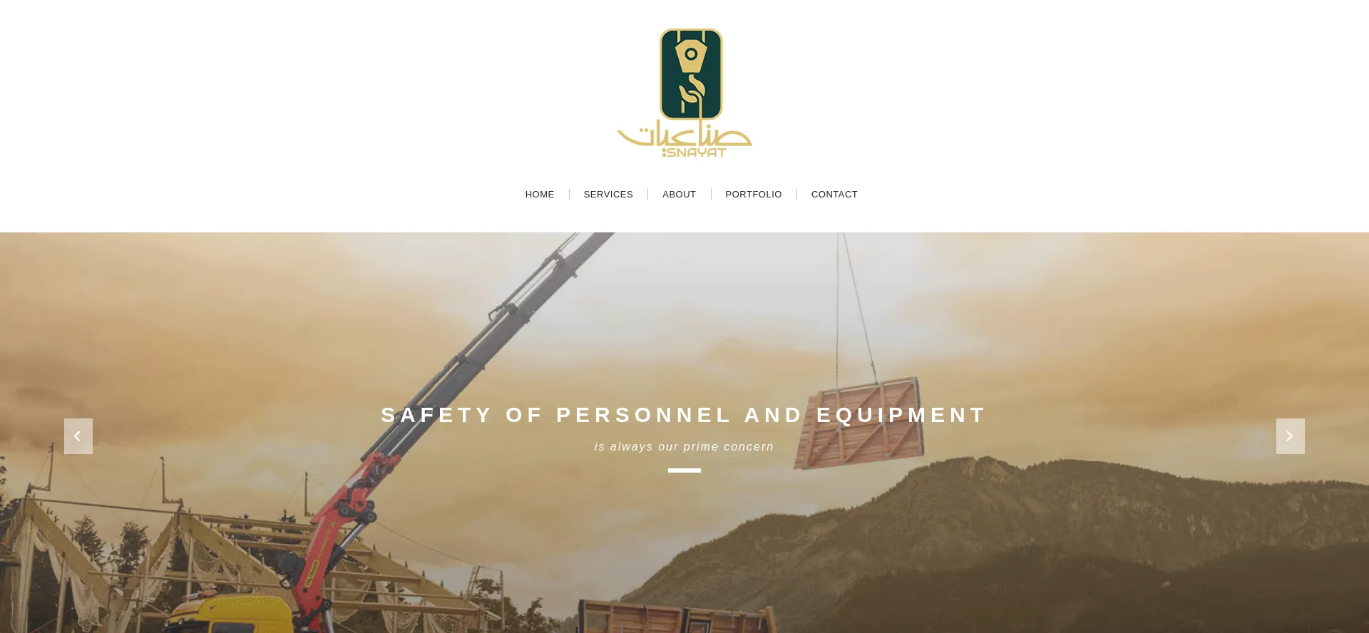 Website screenshot of Snayat.com