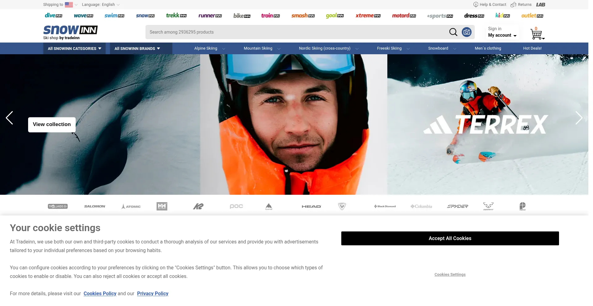 Snowinn.com Screenshot