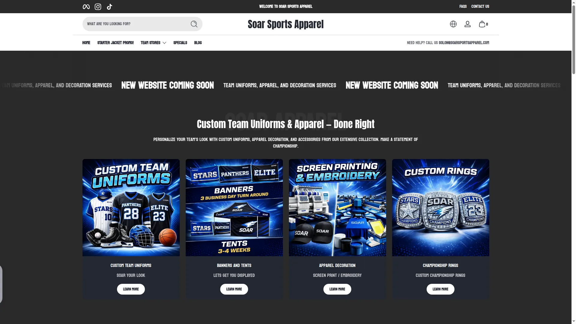Soarsportsapparel.com