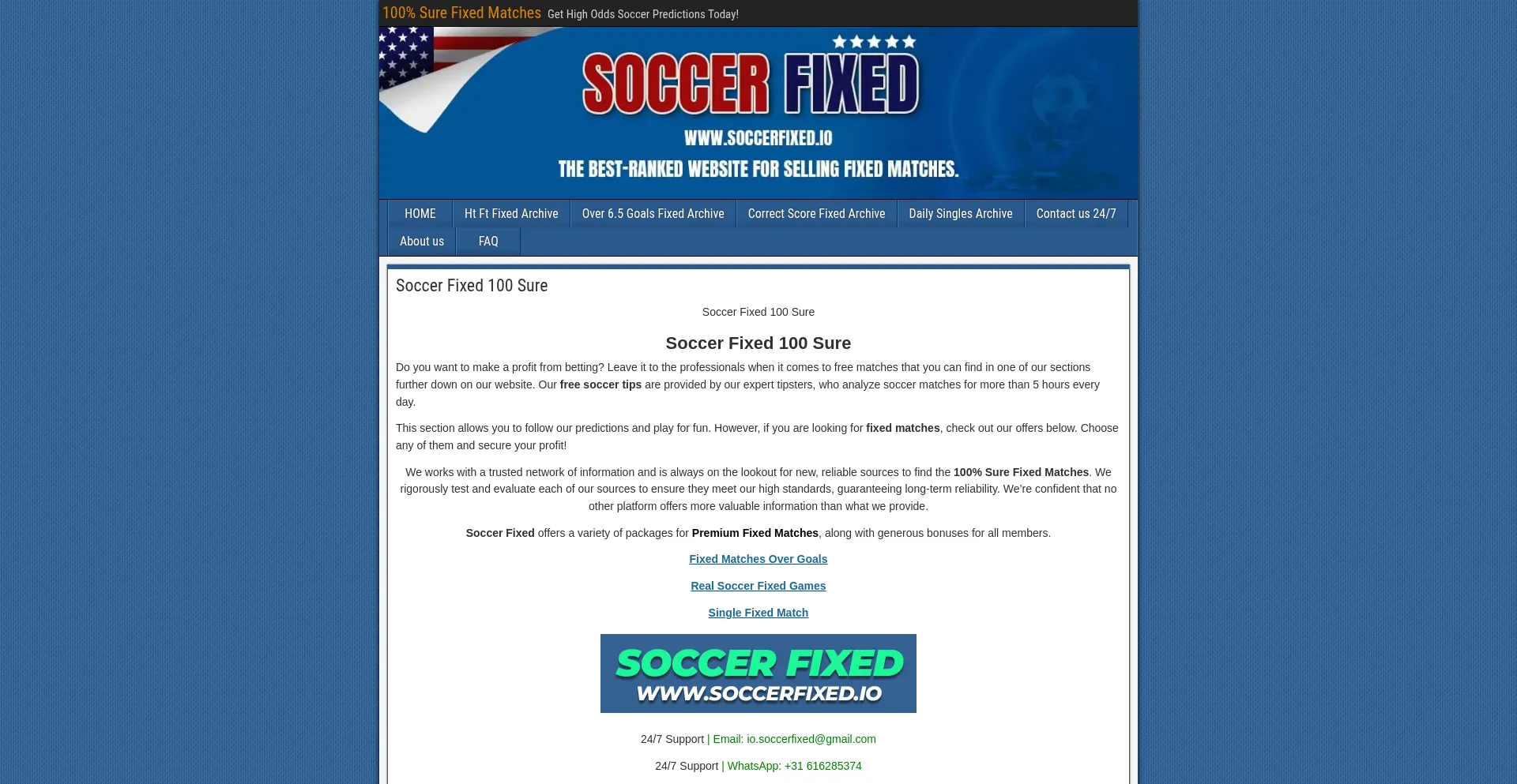 Ist Soccerfixed.io sicher und vertrauenswürdig?
