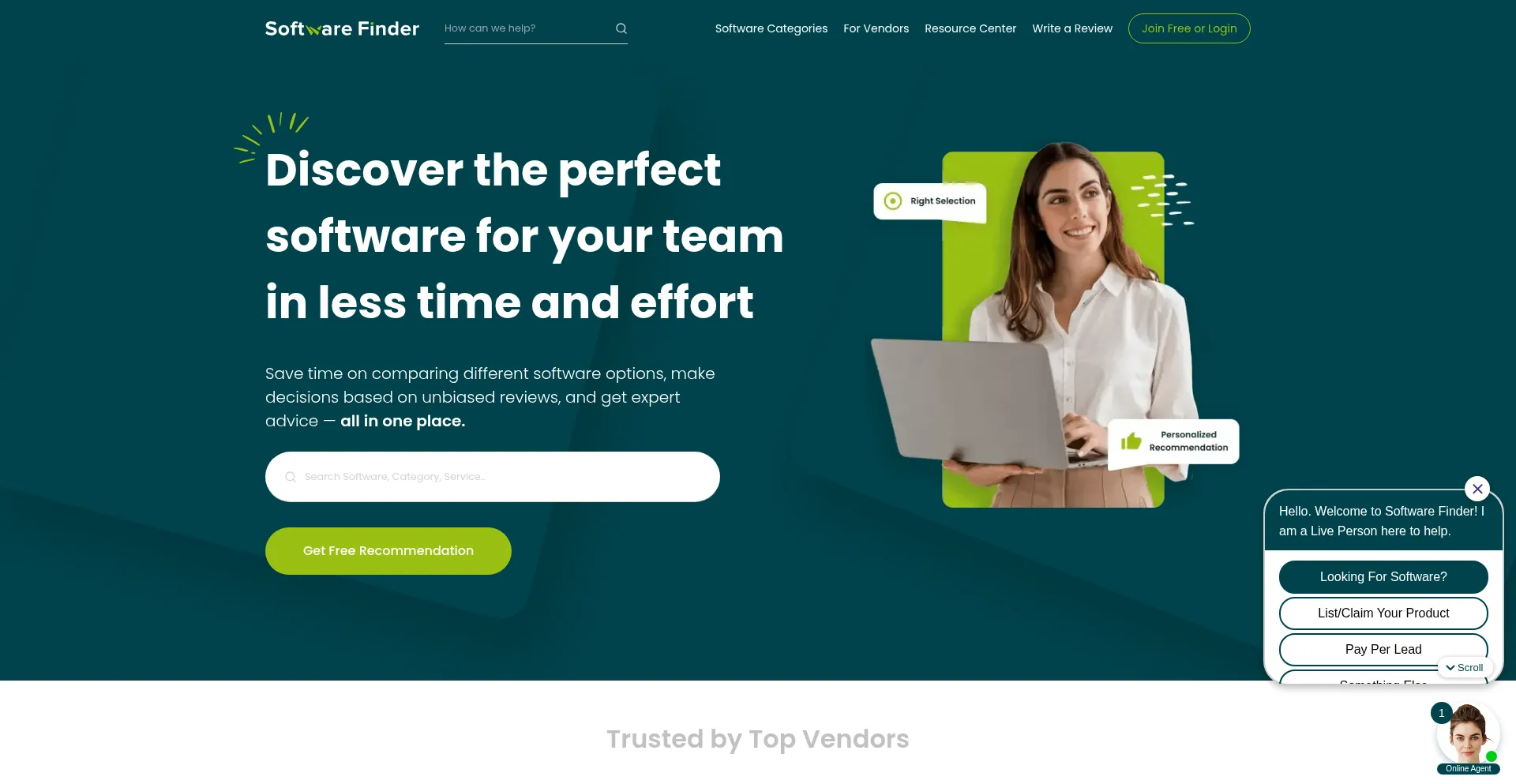 Softwarefinder.com Screenshot