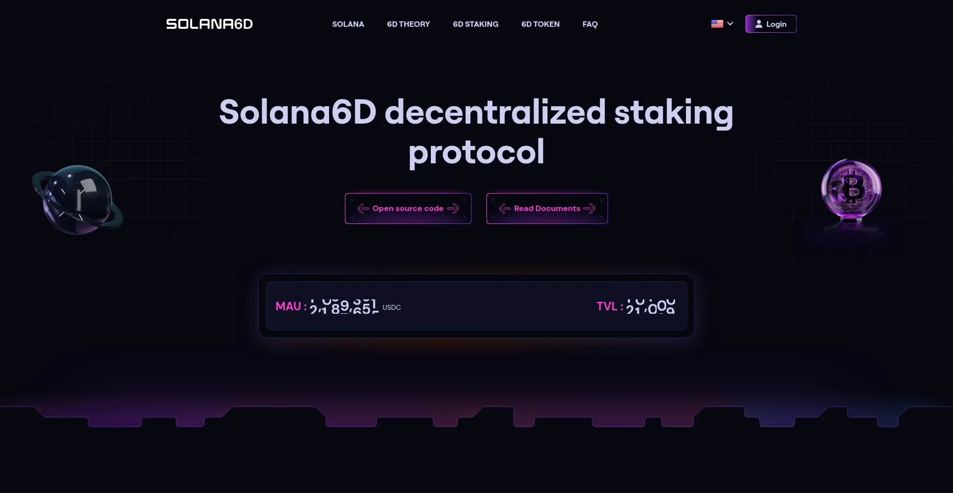 Website screenshot of Sol6d.com