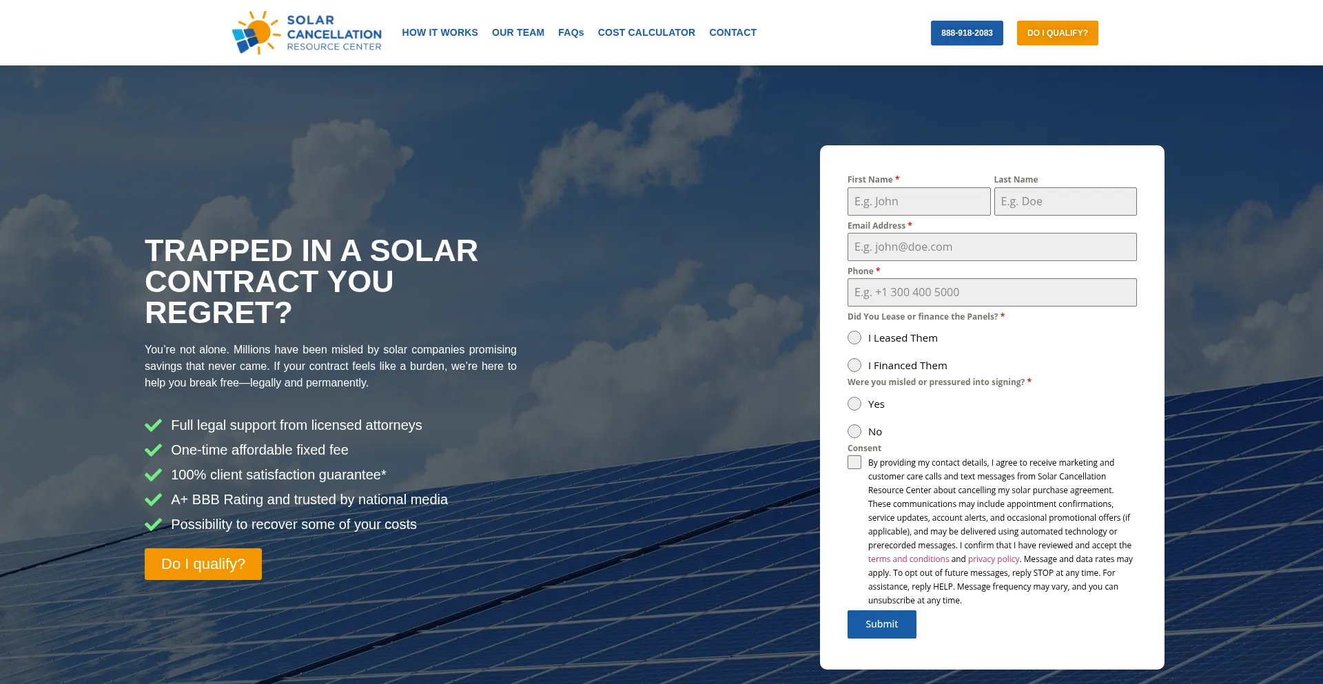 Ist Solarcancellationresourcecenter.com sicher und vertrauenswürdig?