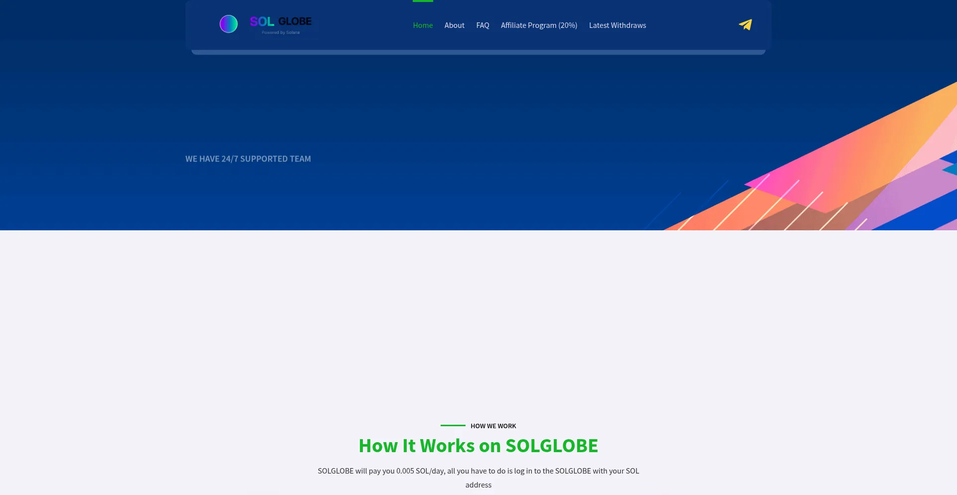 Ist Solglobe.io sicher und vertrauenswürdig?