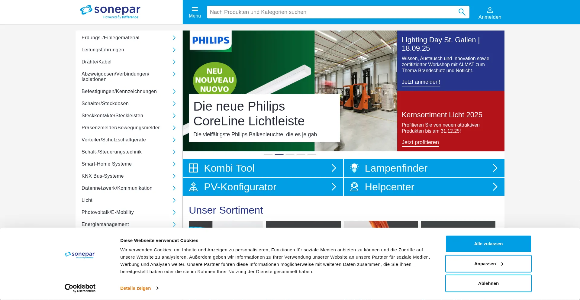 Ist Sonepar.ch sicher und vertrauenswürdig?