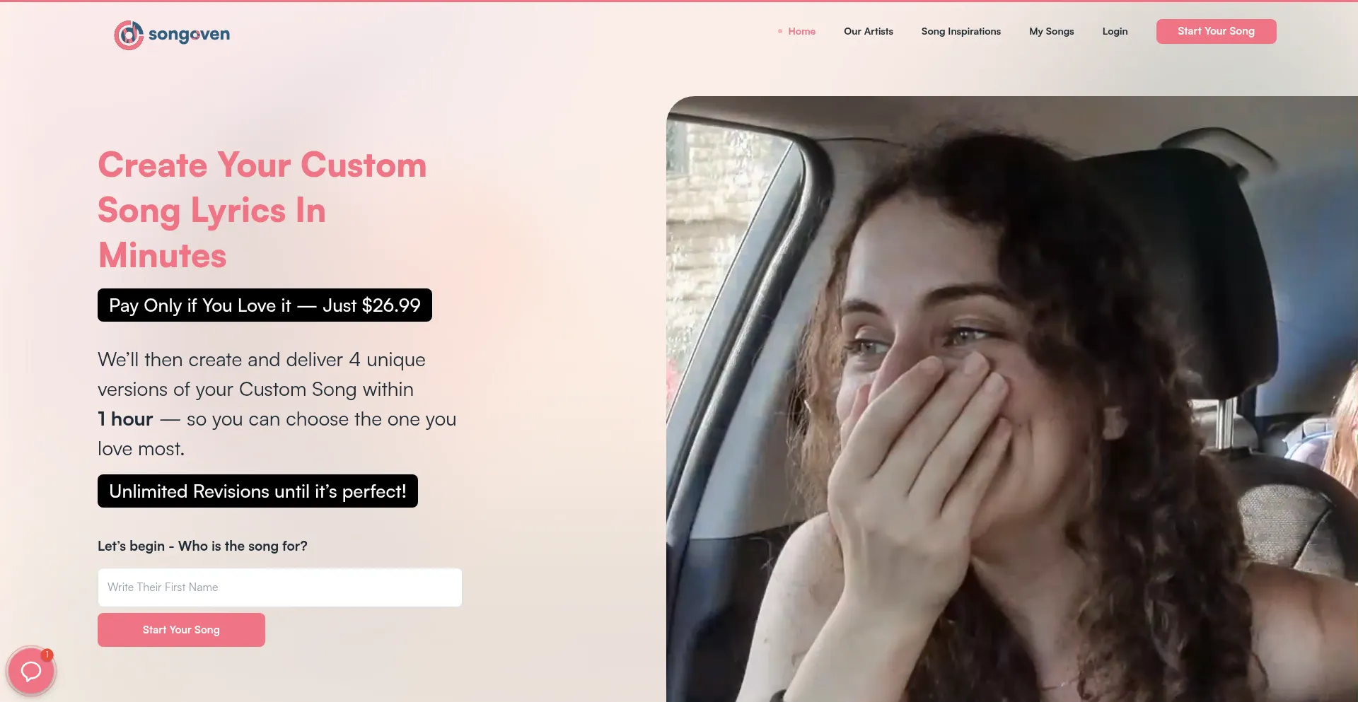 Songoven.com Screenshot