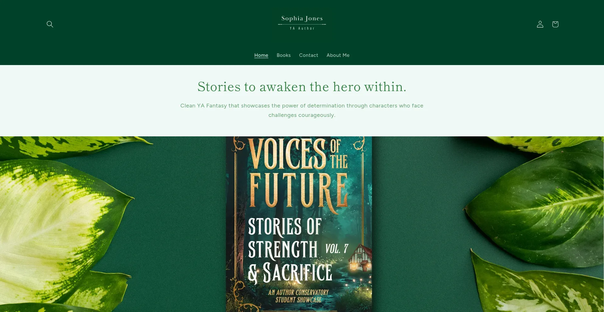 Sophiajonesauthor.com Screenshot