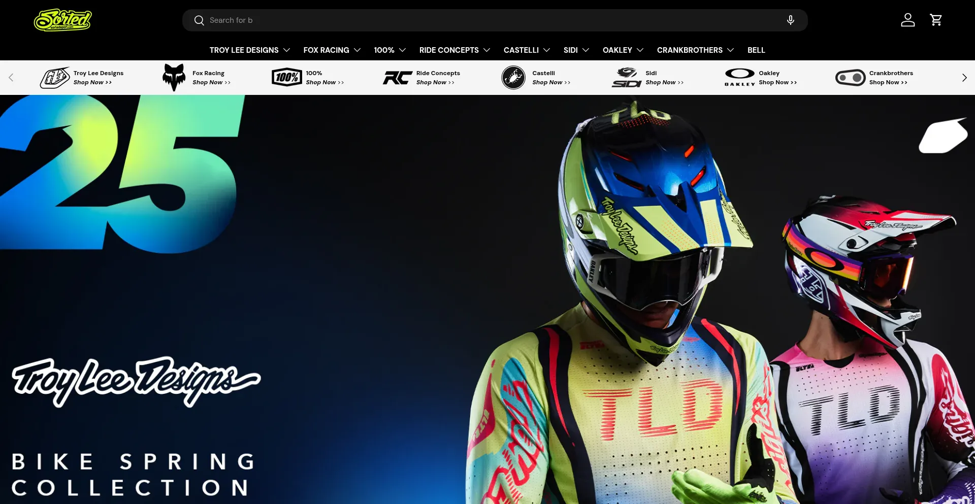 Website screenshot of Sortedsport.com