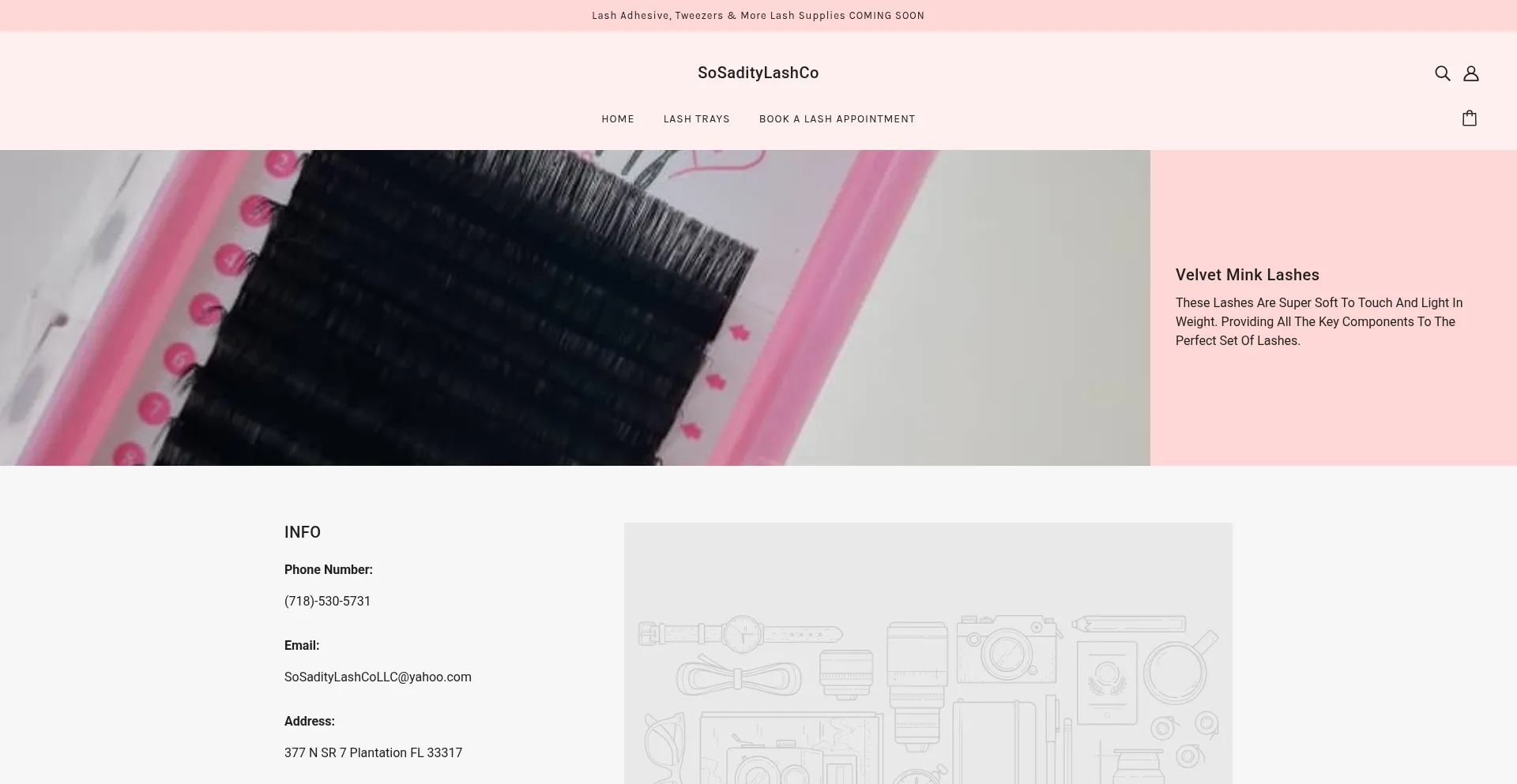 Website screenshot of Sosaditylashco.com