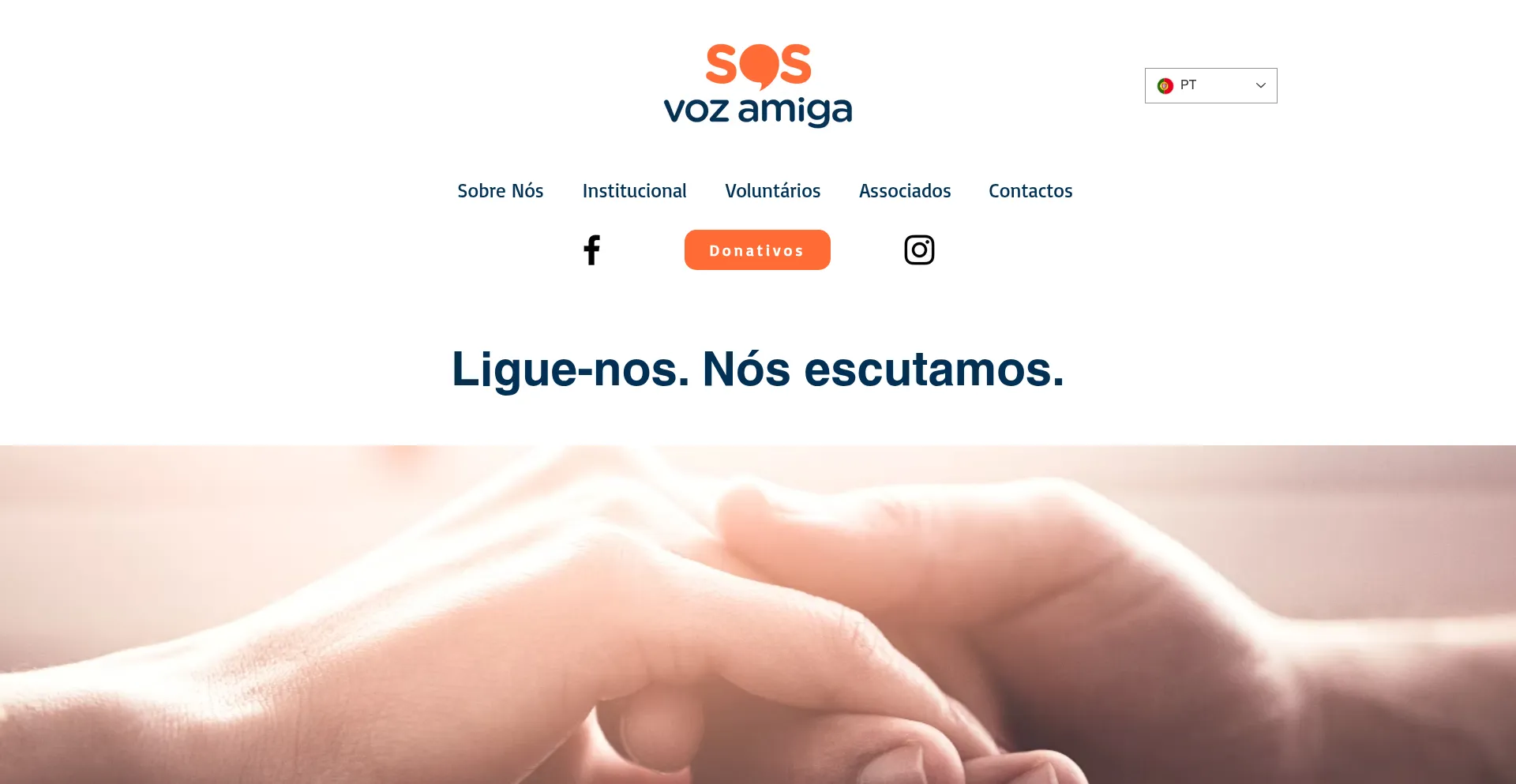 Website screenshot of Sosvozamiga.org