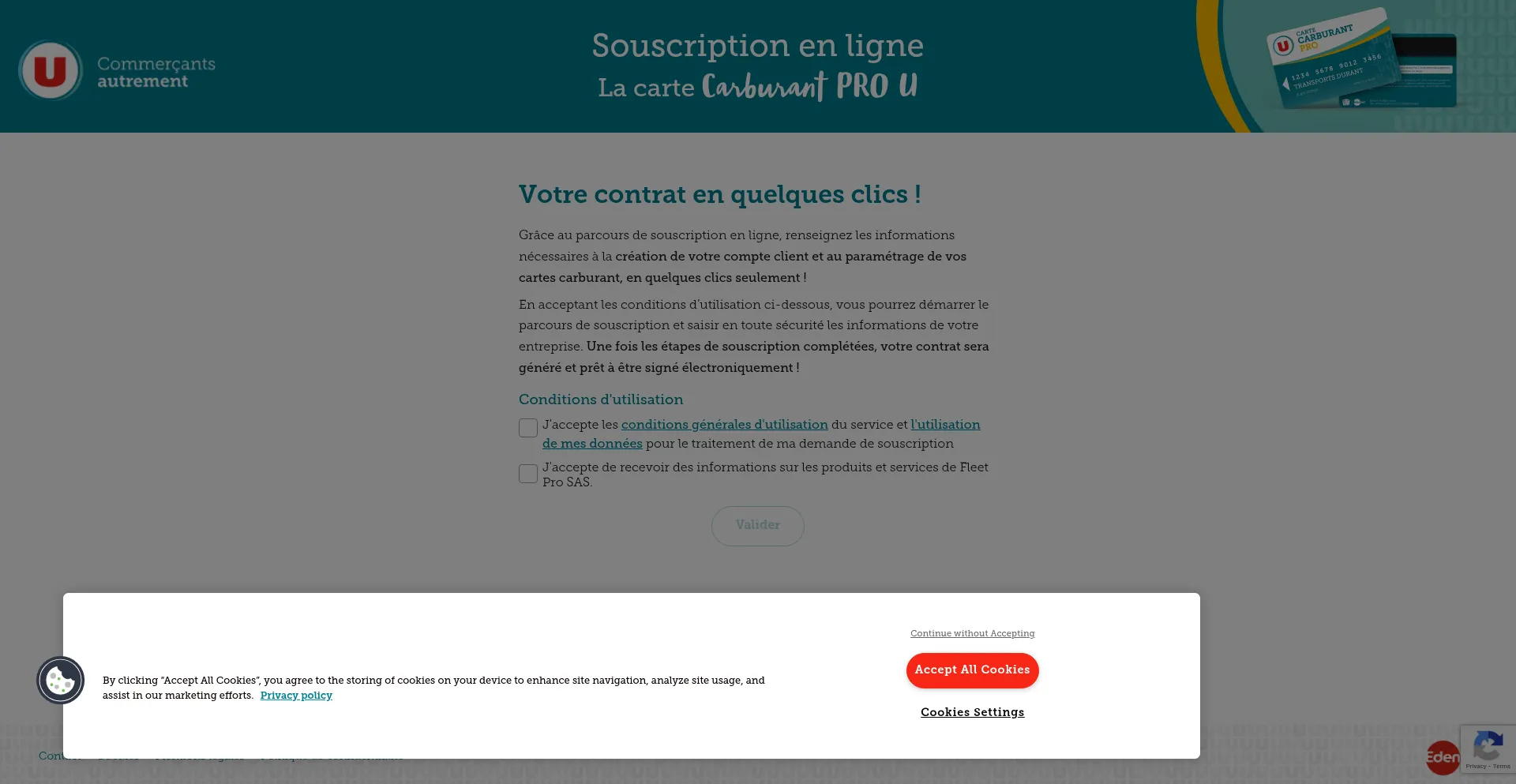 Ist Souscription-cartecarburant.magasins-u.com sicher und vertrauenswürdig?