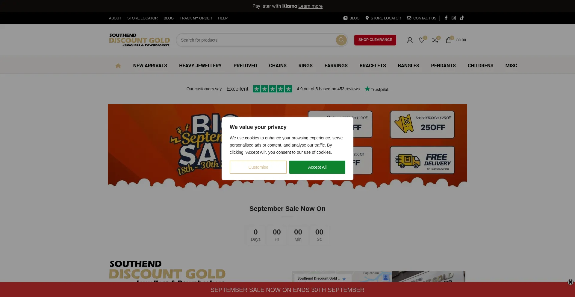 Southenddiscountgold.co.uk Screenshot