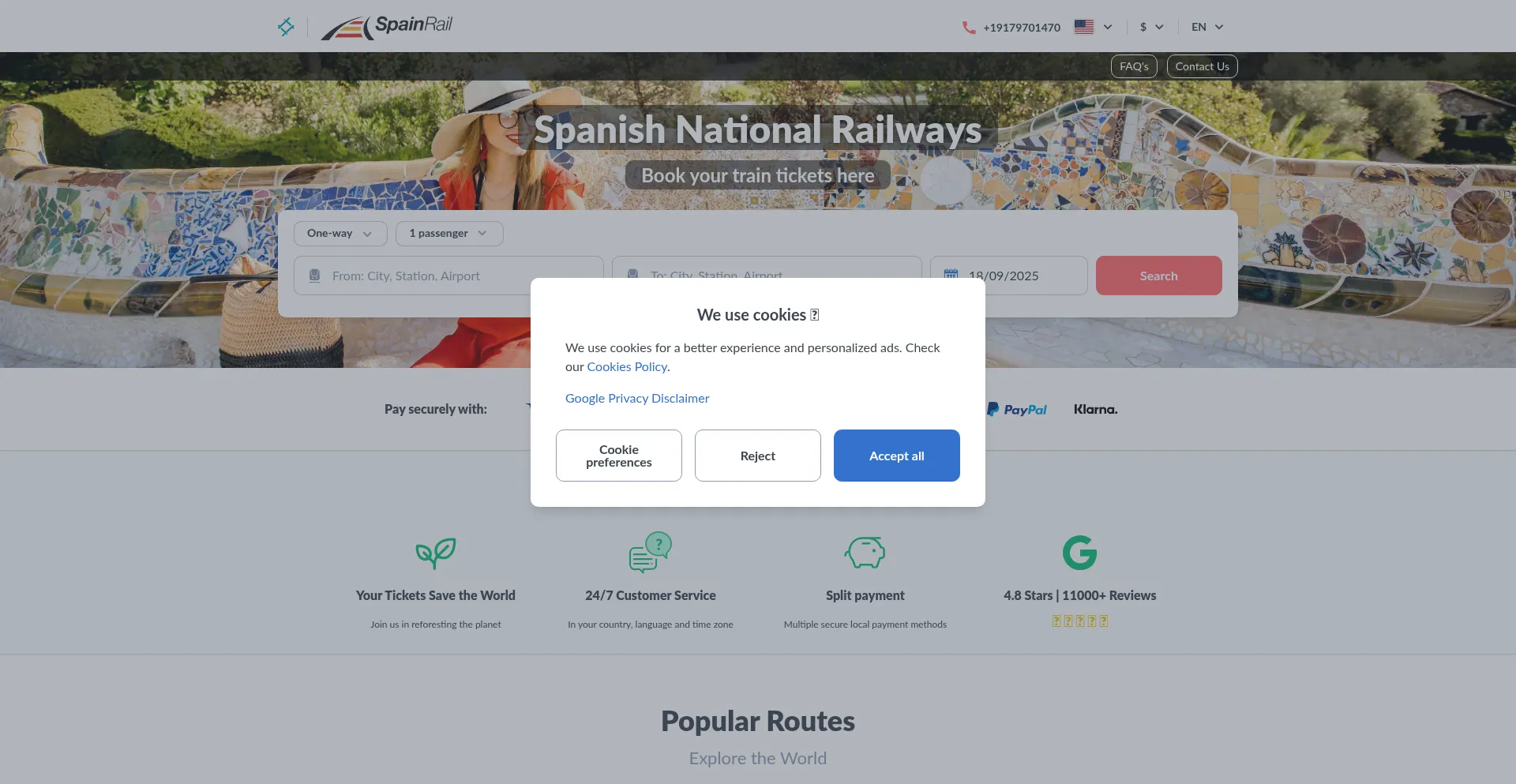 Ist Spainrail.com sicher und vertrauenswürdig?