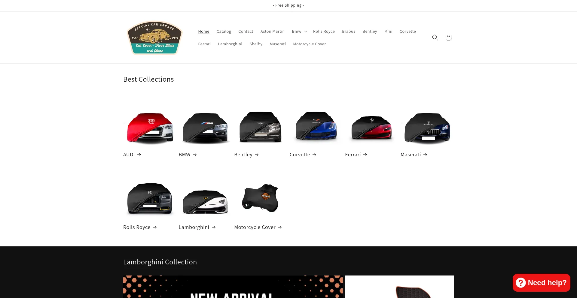 Specialcargarage.com Screenshot
