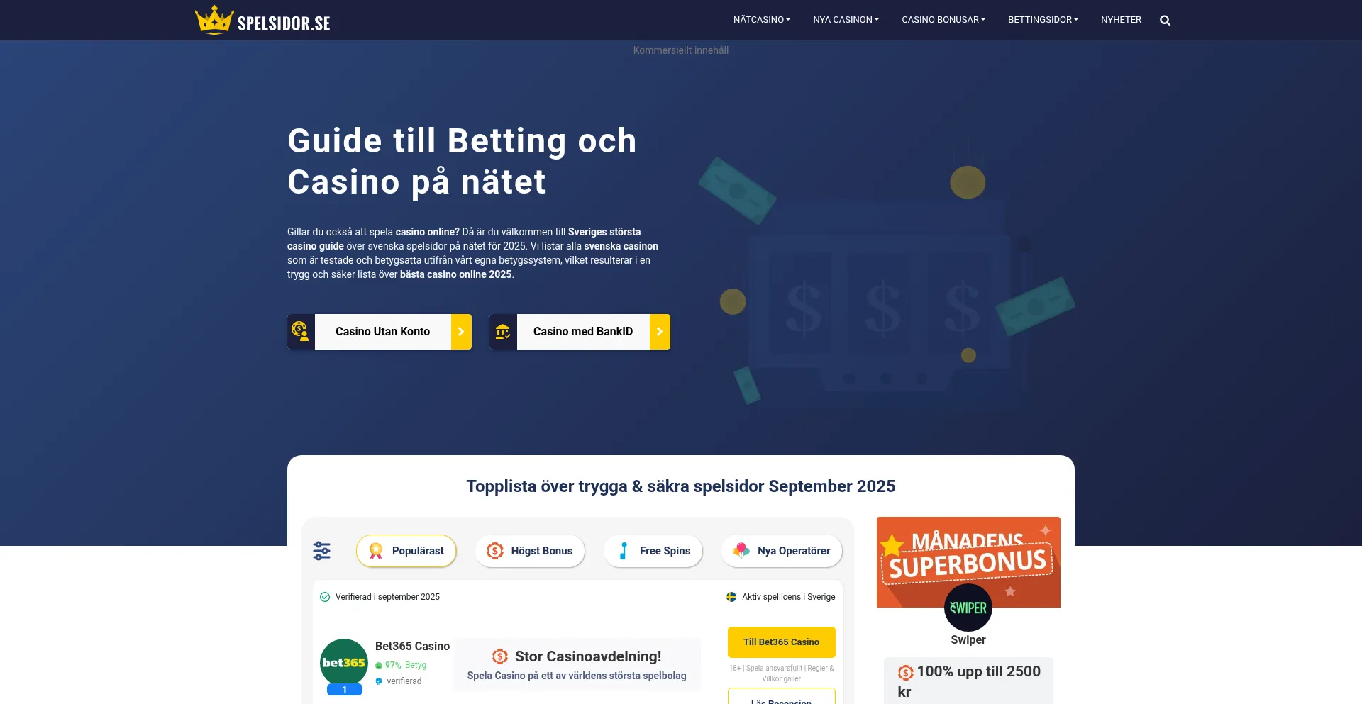 Ist Spelsidor.se sicher und vertrauenswürdig?