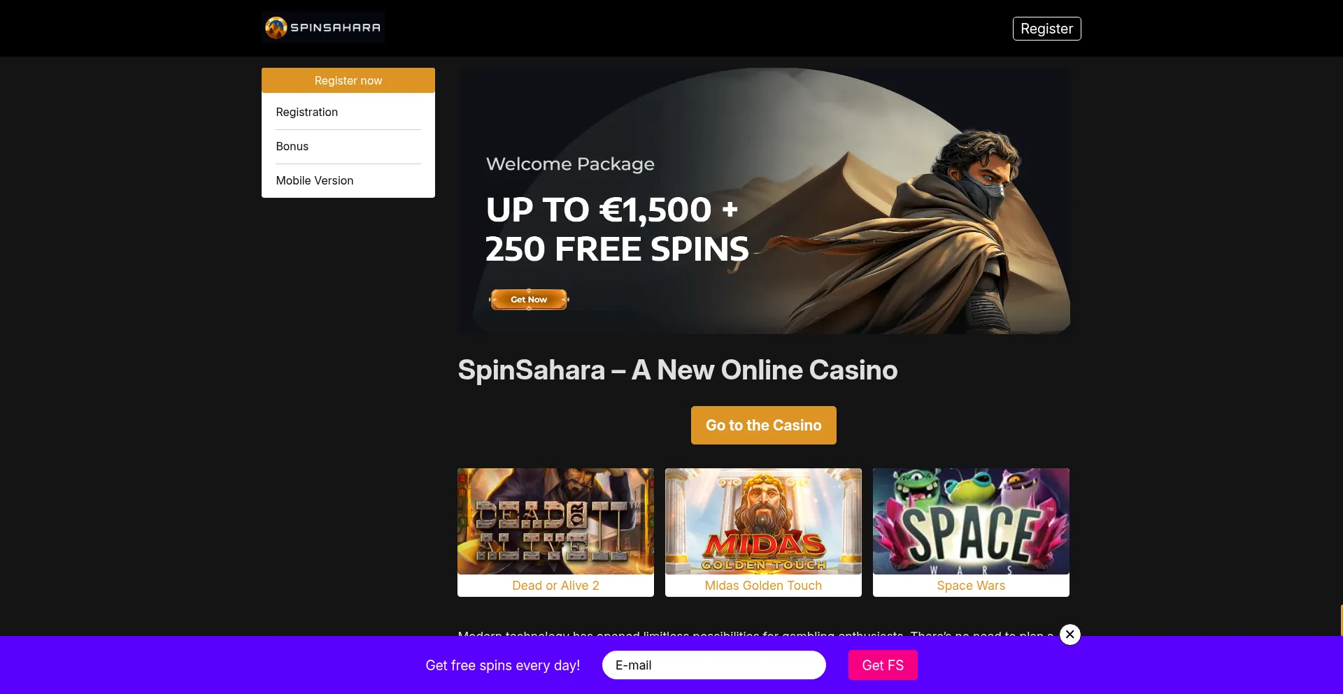 Spinsahara1.com