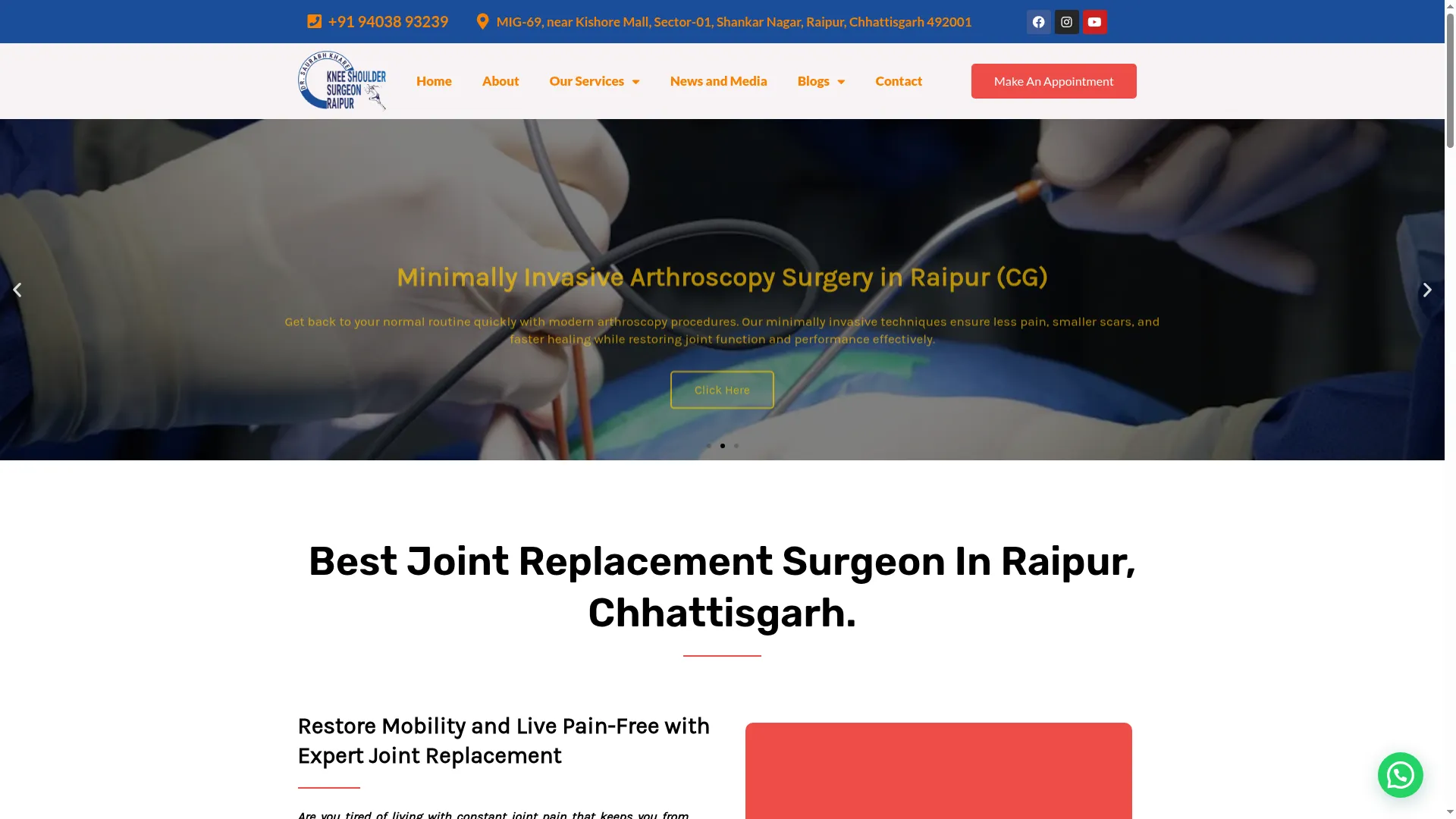 Sportsmedicineraipur.com
