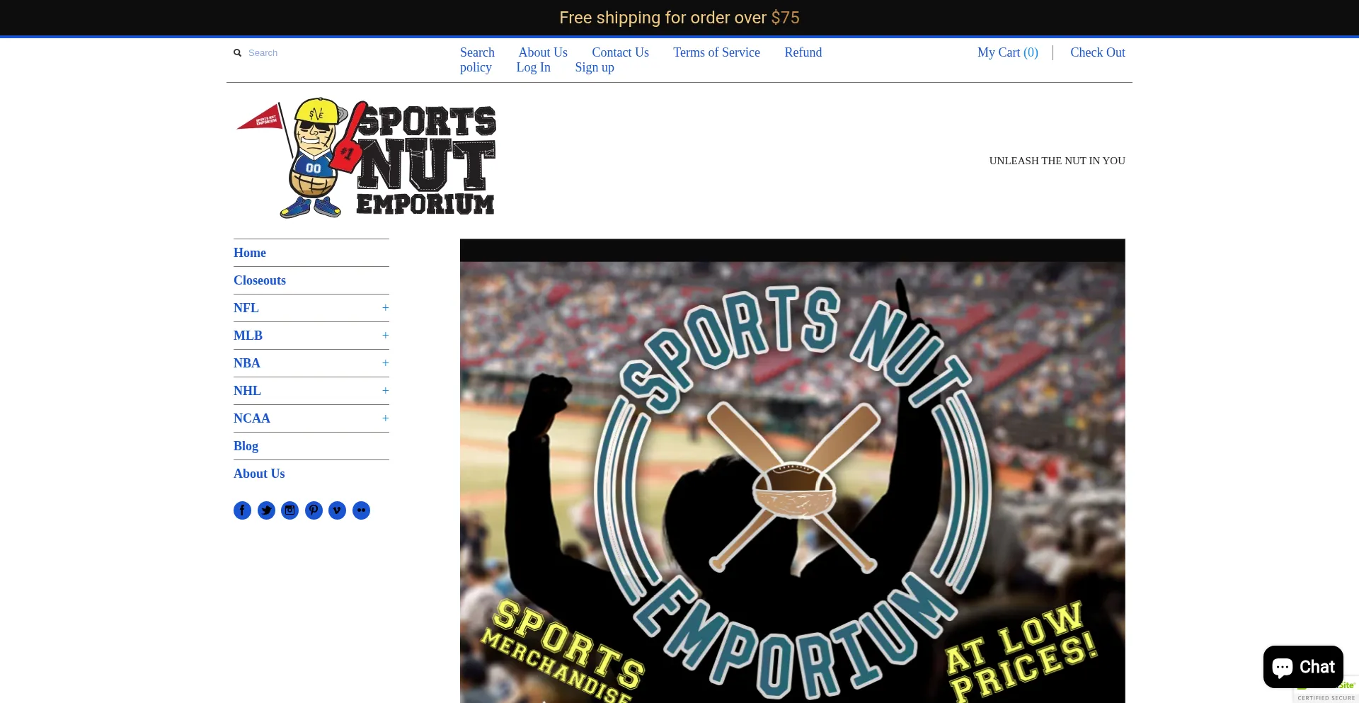Website screenshot of Sportsnutemporium.com