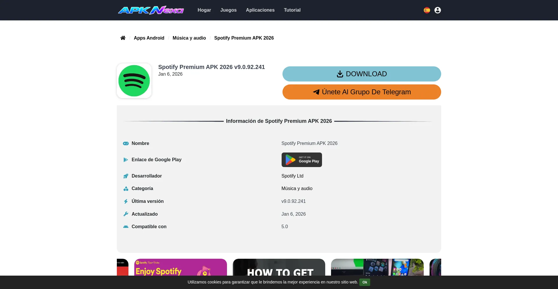 Spotify-premium-apk.apknexa.com
