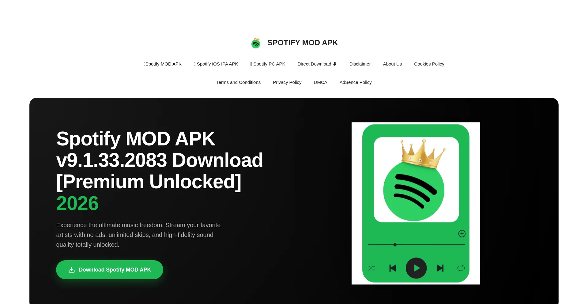 Spotifymodapk.co.za