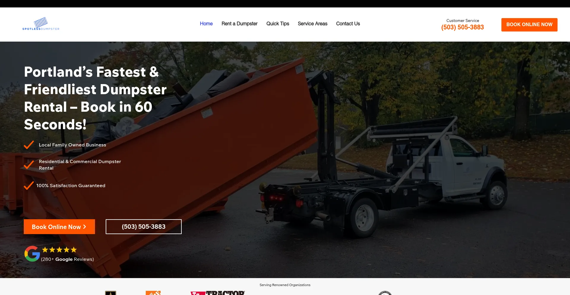 Spotlessdumpsterrental.com