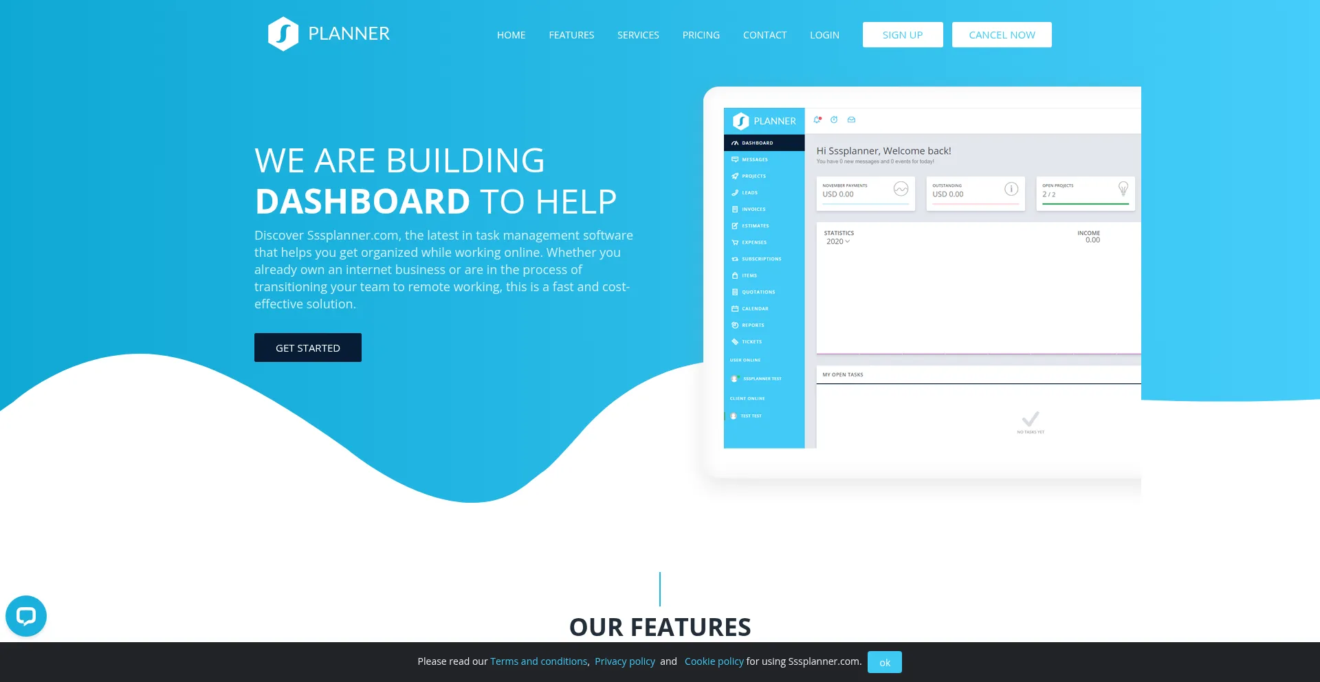 Sssplanner.com Screenshot