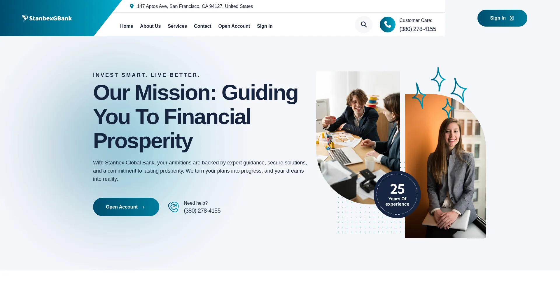 Stanbexglobalonline.com Screenshot