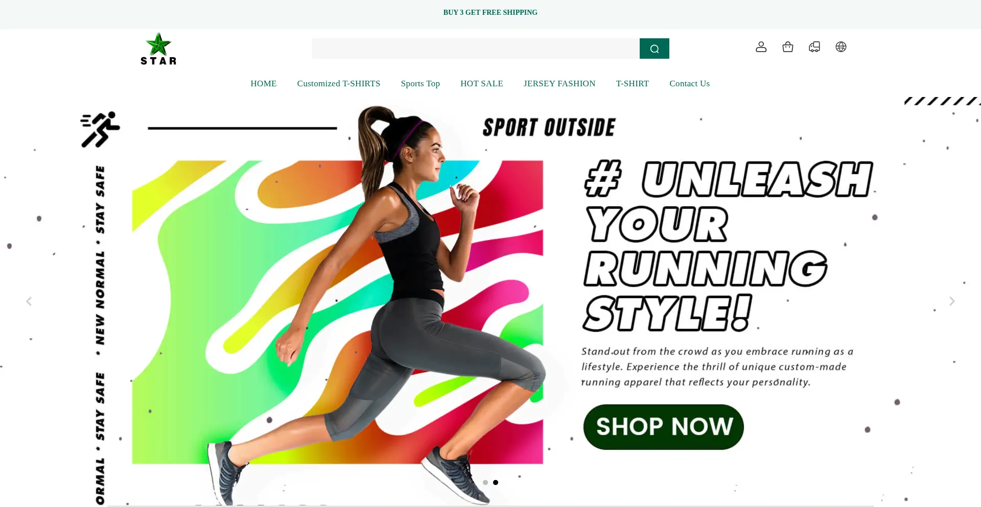 Website screenshot of Star-dress.com