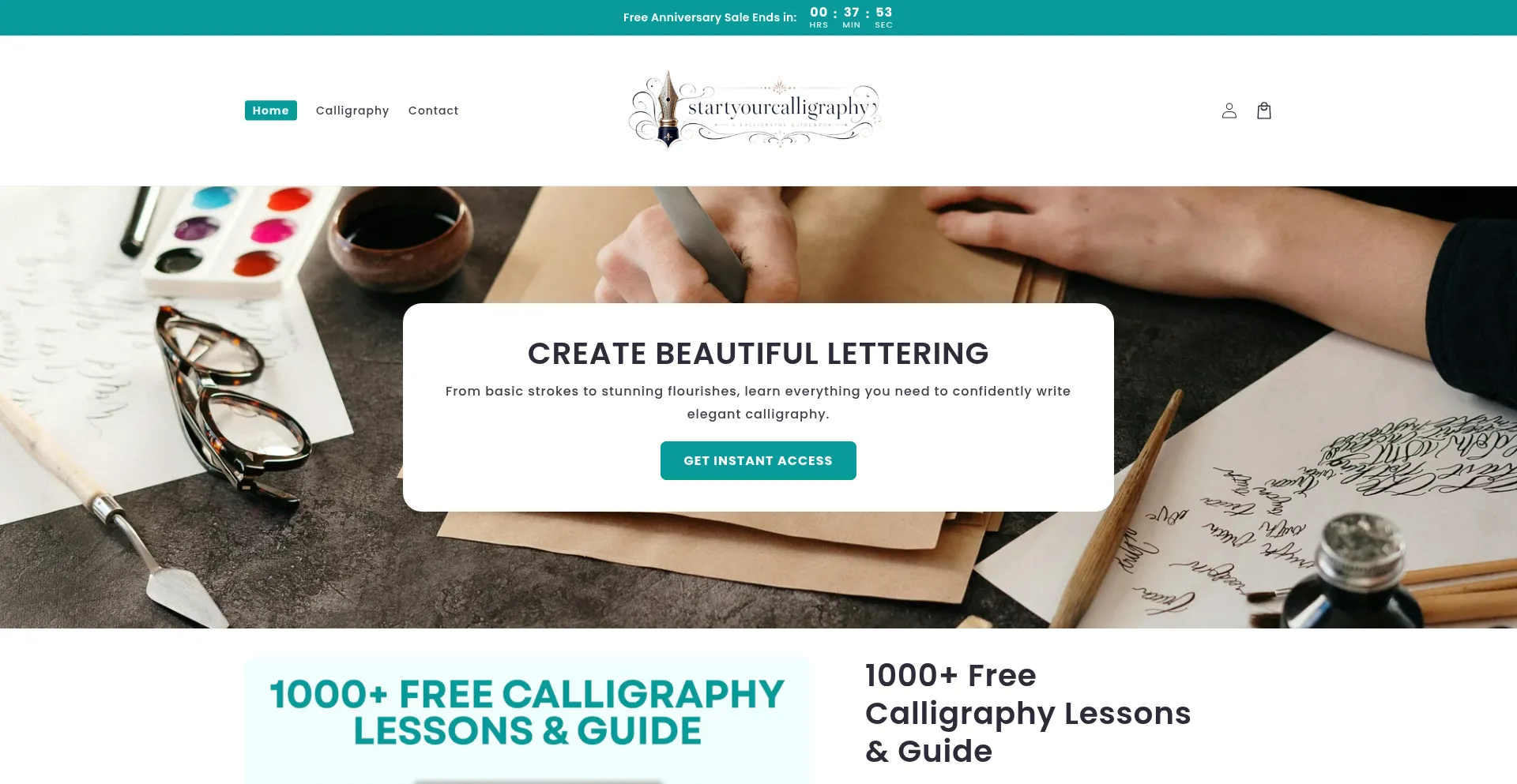 Startyourcalligraphy.com