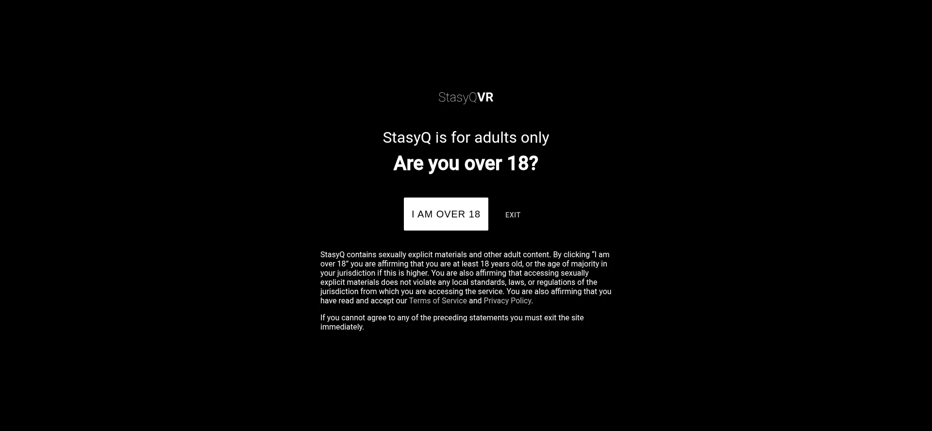 Website screenshot of Stasyqvr.com