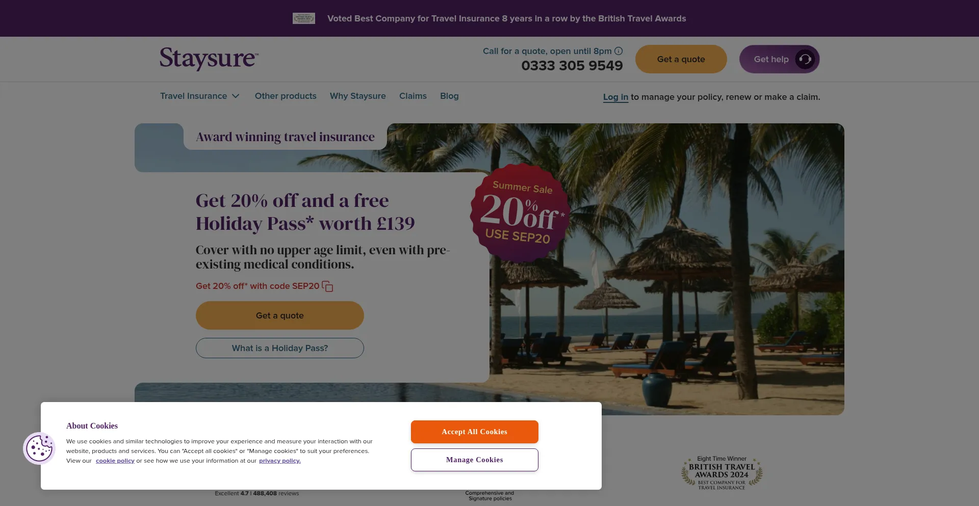 Ist Staysure.co.uk sicher und vertrauenswürdig?